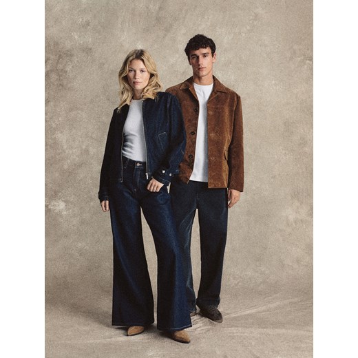 Reserved - Zamszowe botki - beżowy ze sklepu Reserved w kategorii Botki - zdjęcie 187279614