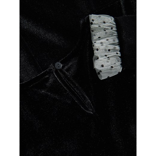 Reserved - Welurowa sukienka - czarny Reserved 104 (3-4 lata) Reserved