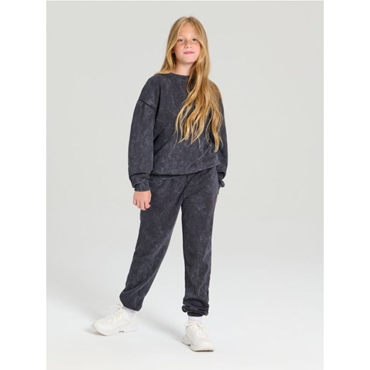 Sinsay - Komplet dresowy z efektem sprania - szary ze sklepu Sinsay w kategorii Komplety dziewczęce - zdjęcie 187280673
