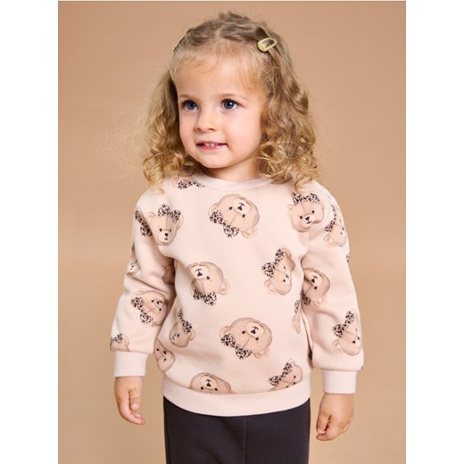 Sinsay - Ocieplany komplet: bluza i spodnie - różowy - id: 418GK-03X - marki Sinsay - 187280712 Sinsay - Ocieplany komplet: bluza i spodnie - różowy ze sklepu Sinsay w kategorii Komplety niemowlęce - zdjęcie 187280712