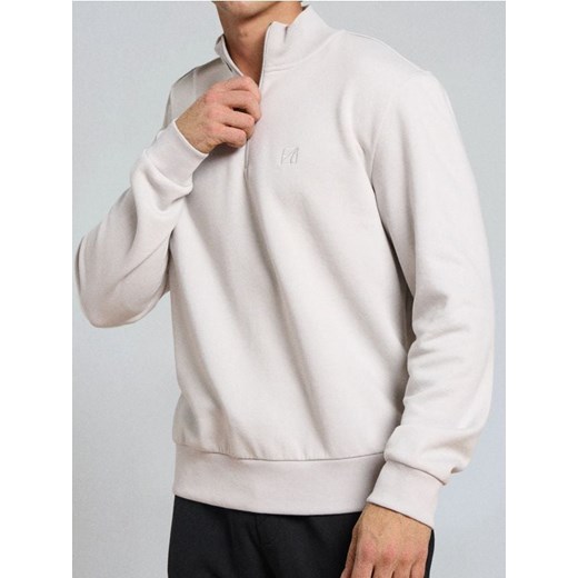 Sinsay - Bluza basic - kremowy ze sklepu Sinsay w kategorii Bluzy męskie - zdjęcie 187280723