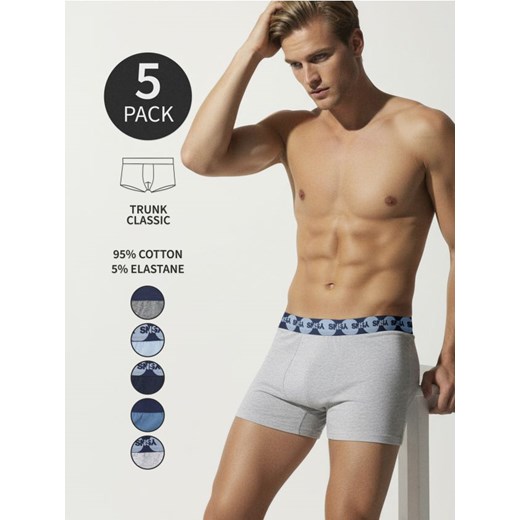 Sinsay - Bokserki Classic 5 pack - wielobarwny ze sklepu Sinsay w kategorii Majtki męskie - zdjęcie 187280754