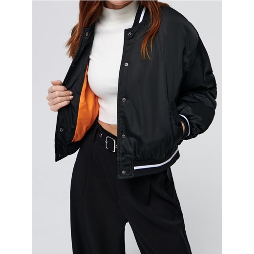 Sinsay - Kurtka bejsbolówka - czarny ze sklepu Sinsay w kategorii Kurtki damskie - zdjęcie 187280770