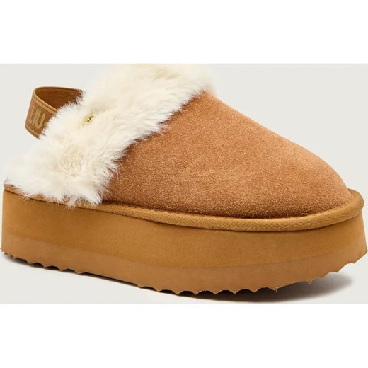 Liu Jo Mule JANE 10 | zamsz | shearling - id: LC255W000023470 - marki Liu Jo - 187281364 Liu Jo Mule JANE 10 | zamsz | shearling ze sklepu Gomez Fashion Store w kategorii Śniegowce damskie - zdjęcie 187281364