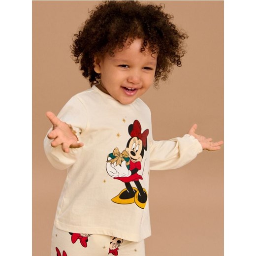 Sinsay - Koszulka z długimi rękawami Minnie Mouse - kremowy - id: 136FT-01X - marki Sinsay - 187281982 Sinsay - Koszulka z długimi rękawami Minnie Mouse - kremowy ze sklepu Sinsay w kategorii T-shirty chłopięce - zdjęcie 187281982