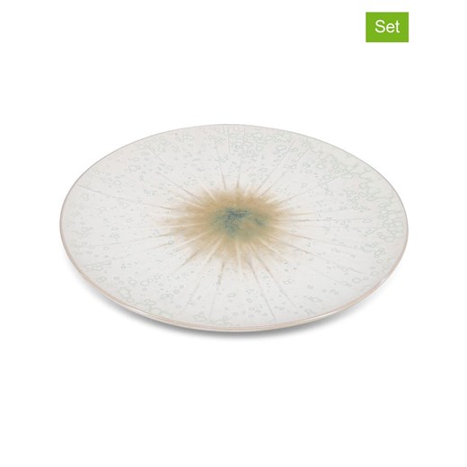 Salt and Pepper Talerze obiadowe (4 szt.) &quot;Eclipse&quot; w kolorze beżowo-białym - Ø 28 cm ze sklepu Limango Polska w kategorii Naczynia - zdjęcie 187282103
