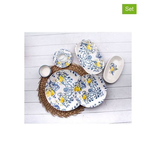Hermia 32-częściowy zestaw śniadaniowy w kolorze biało-niebiesko-żółtym - id: 17306179 - marki Hermia - 187282121 Hermia 32-częściowy zestaw śniadaniowy w kolorze biało-niebiesko-żółtym ze sklepu Limango Polska w kategorii Naczynia - zdjęcie 187282121
