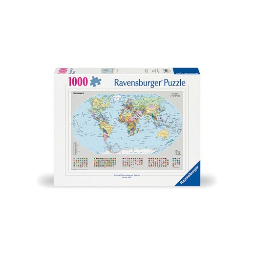 Ravensburger 1.000-częściowe puzzle "Political world map" - 14+ - id: 17651270 - marki Ravensburger - 187282241 Ravensburger 1.000-częściowe puzzle "Political world map" - 14+ ze sklepu Limango Polska w kategorii Puzzle - zdjęcie 187282241