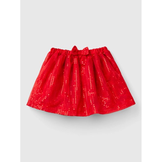 Benetton Spódnica w kolorze czerwonym ze sklepu Limango Polska w kategorii Spódnice dziewczęce - zdjęcie 187282400