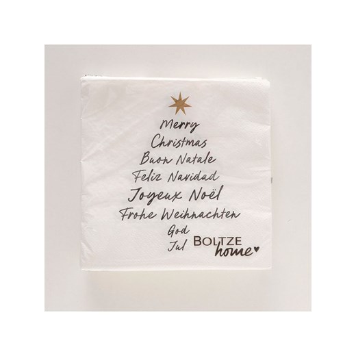 Boltze Serwetki (20 szt.) &quot;Mondiale&quot; w kolorze biało-czarnym ze sklepu Limango Polska w kategorii Akcesoria kuchenne - zdjęcie 187282453