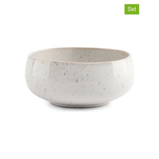 Salt and Pepper Miski (4 szt.) "Curvy" w kolorze biało-beżowym - wys. 6,5 x Ø 14,5 cm - id: 17823539 - marki Salt & Pepper - 187282491 Salt and Pepper Miski (4 szt.) "Curvy" w kolorze biało-beżowym - wys. 6,5 x Ø 14,5 cm ze sklepu Limango Polska w kategorii Naczynia - zdjęcie 187282491