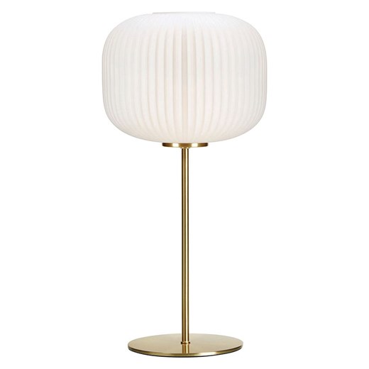 Marksljöd Lampa stołowa "Sober" w kolorze złoto-białym - wys. 50 x Ø 25 cm - id: 17824056 - marki Marksljöd - 187282510 Marksljöd Lampa stołowa "Sober" w kolorze złoto-białym - wys. 50 x Ø 25 cm ze sklepu Limango Polska w kategorii Oświetlenie - zdjęcie 187282510