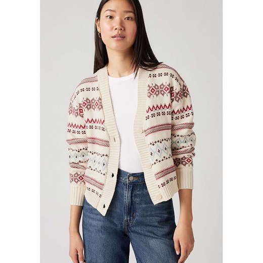 Levi's Kardigan w kolorze kremowo-fioletowym - id: 17870469 - marki Levi's - 187282764 Levi's Kardigan w kolorze kremowo-fioletowym ze sklepu Limango Polska w kategorii Swetry damskie - zdjęcie 187282764