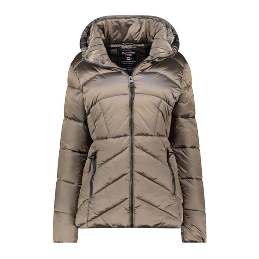 Canadian Peak Kurtka pikowana &quot;Blancheak&quot; w kolorze szarobrązowym ze sklepu Limango Polska w kategorii Kurtki damskie - zdjęcie 187282851