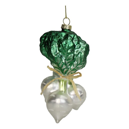 Kersten Ozdoba choinkowa "Raddish" w kolorze zielono-białym - wys. 12 cm - id: 17896712 - marki Kersten - 187282902 Kersten Ozdoba choinkowa "Raddish" w kolorze zielono-białym - wys. 12 cm ze sklepu Limango Polska w kategorii Dekoracje bożonarodzeniowe - zdjęcie 187282902