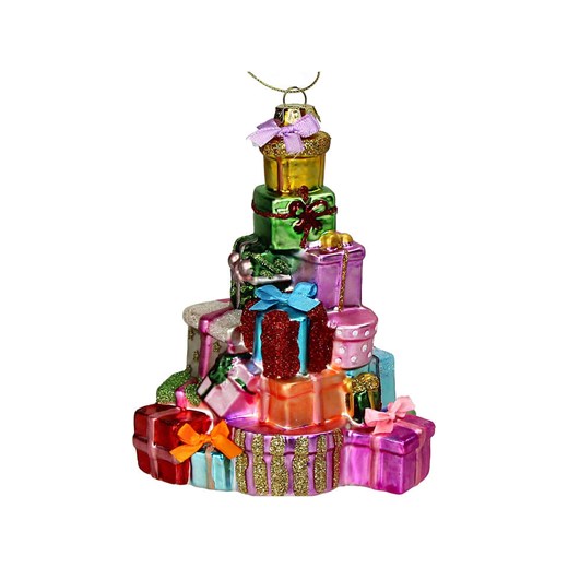 Kersten Ozdoba choinkowa &quot;Gift Stack&quot; ze wzorem - wys. 11,5 cm ze sklepu Limango Polska w kategorii Dekoracje bożonarodzeniowe - zdjęcie 187282904