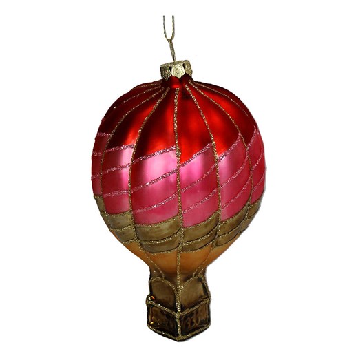 Kersten Ozdoba choinkowa "Hot Air Balloon" w kolorze różowym - wys. 11,5 cm - id: 17896735 - marki Kersten - 187282914 Kersten Ozdoba choinkowa "Hot Air Balloon" w kolorze różowym - wys. 11,5 cm ze sklepu Limango Polska w kategorii Dekoracje bożonarodzeniowe - zdjęcie 187282914
