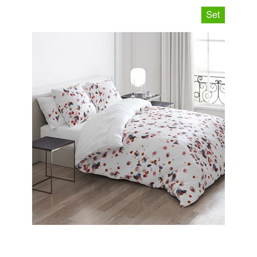 Cacharel Satynowe poszewki (2 szt.) w kolorze biało-czerwonym na poduszkę Cacharel 50x70 cm promocja Limango Polska