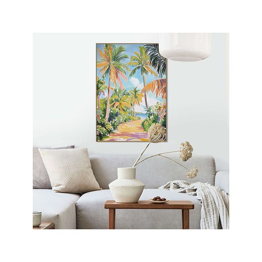 Orangewallz Druk artystyczny "Tropical Escape" w ramce - id: 17136190 - marki Orangewallz - 187283450 Orangewallz Druk artystyczny "Tropical Escape" w ramce ze sklepu Limango Polska w kategorii Obrazy - zdjęcie 187283450