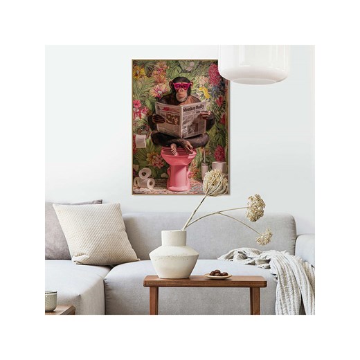 Orangewallz Druk artystyczny "Monkey Break" w ramce - id: 17772246 - marki Orangewallz - 187283604 Orangewallz Druk artystyczny "Monkey Break" w ramce ze sklepu Limango Polska w kategorii Obrazy - zdjęcie 187283604