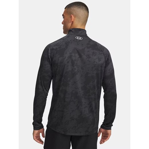 Under Armour Koszulka sportowa &quot;Tech 2.0&quot; w kolorze szaro-czarnym Under Armour M wyprzedaż Limango Polska