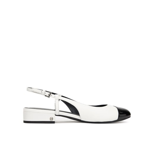 Baleriny MICHAEL Michael Kors Perla 40R4PLFP1L Biały ze sklepu eobuwie.pl w kategorii Balerinki - zdjęcie 187283962