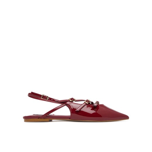 Baleriny Steve Madden Cianna SM11003709 Bordowy ze sklepu eobuwie.pl w kategorii Sandały damskie - zdjęcie 187284003