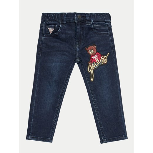 Guess Jeansy N4BA06 D4CA0 Granatowy Regular Fit - id: 0000304235337 - marki Guess - 187285462 Guess Jeansy N4BA06 D4CA0 Granatowy Regular Fit ze sklepu MODIVO w kategorii Spodnie dziewczęce - zdjęcie 187285462