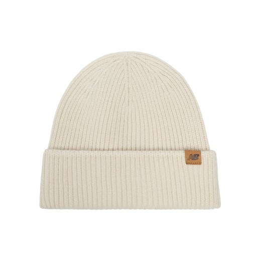 New Balance Czapka LAH43012LIN Beżowy ze sklepu MODIVO w kategorii Czapki zimowe damskie - zdjęcie 187285471