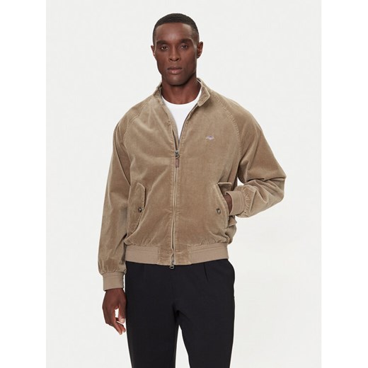 Gant Kurtka bomber Corduroy 7006547 Brązowy Regular Fit ze sklepu MODIVO w kategorii Kurtki męskie - zdjęcie 187285480
