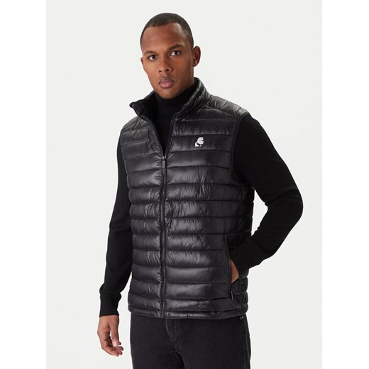 KARL LAGERFELD Bezrękawnik Vest 505401 554590 Czarny Regular Fit ze sklepu MODIVO w kategorii Kamizelki męskie - zdjęcie 187285510