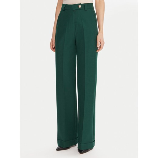 Maryley Spodnie materiałowe 25IB563/43BI Zielony Regular Fit ze sklepu MODIVO w kategorii Spodnie damskie - zdjęcie 187285541