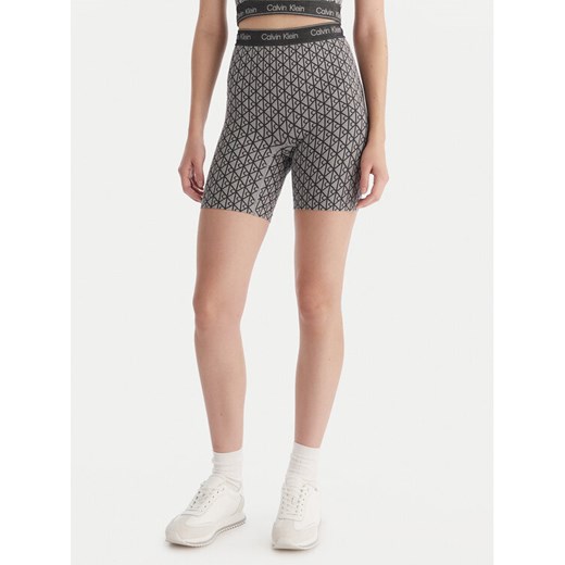 Calvin Klein Underwear Kolarki LV00QF8488 Szary Slim Fit ze sklepu MODIVO w kategorii Szorty - zdjęcie 187285634