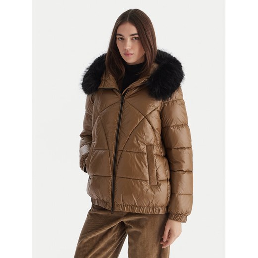 Geox Kurtka zimowa Backsie W5628S T3121 F5212 Brązowy Oversize ze sklepu MODIVO w kategorii Kurtki damskie - zdjęcie 187285673