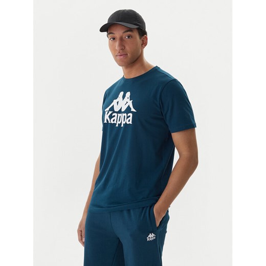 Kappa T-Shirt Authentic 361N6QW Granatowy Regular Fit - id: 0000305630421 - marki Kappa - 187285740 Kappa T-Shirt Authentic 361N6QW Granatowy Regular Fit ze sklepu MODIVO w kategorii T-shirty męskie - zdjęcie 187285740
