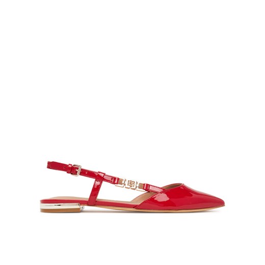 Guess Baleriny FLTFR2 PAF05 Czerwony ze sklepu MODIVO w kategorii Balerinki - zdjęcie 187285751