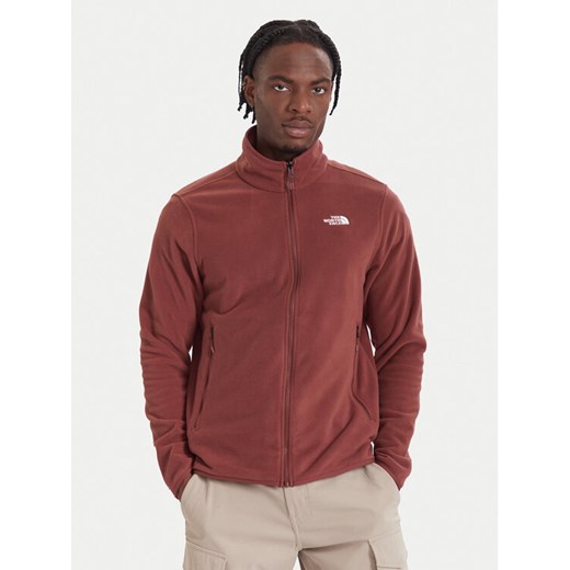 The North Face Polar Glacier NF0A8D0R Czerwony Regular Fit ze sklepu MODIVO w kategorii Bluzy męskie - zdjęcie 187285781