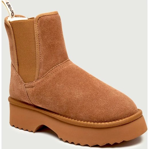 Liu Jo Śniegowce JUNY 02 | zamsz - id: LC255W000025470 - marki Liu Jo - 187288251 Liu Jo Śniegowce JUNY 02 | zamsz ze sklepu Gomez Fashion Store w kategorii Śniegowce damskie - zdjęcie 187288251