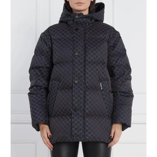 Karl Lagerfeld Puchowa kurtka 2w1 Reflect Monogram | Regular Fit Karl Lagerfeld XL okazja Gomez Fashion Store