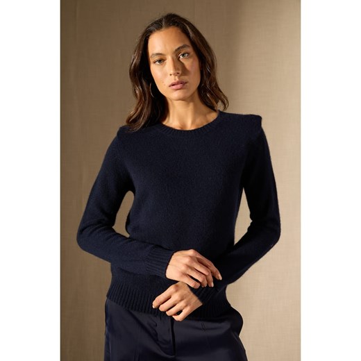 Perfect Cashmere Kaszmirowy sweter &quot;Devezas&quot; w kolorze granatowym ze sklepu Limango Polska w kategorii Swetry damskie - zdjęcie 187288313