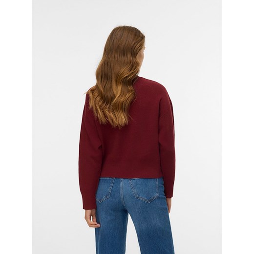 Vero Moda Sweter w kolorze bordowym Vero Moda L okazja Limango Polska