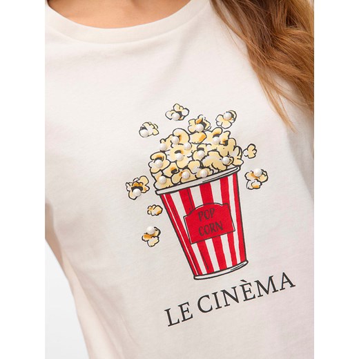 Vero Moda Koszulka w kolorze białym Vero Moda L promocyjna cena Limango Polska