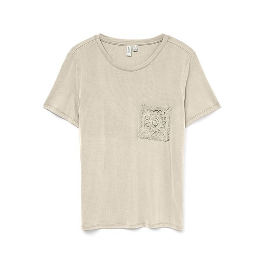 Vero Moda Koszulka w kolorze beżowym Vero Moda XL wyprzedaż Limango Polska