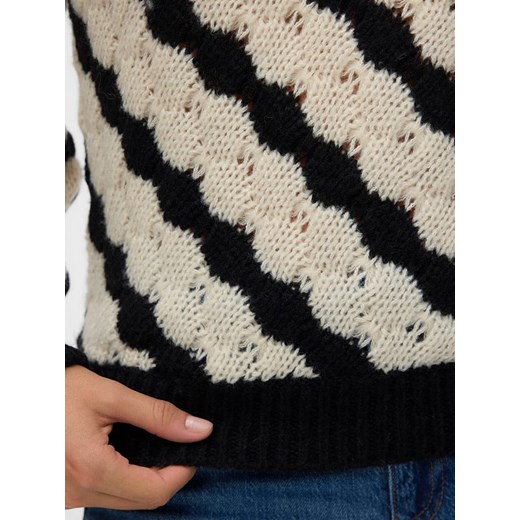 Vero Moda Sweter w kolorze czarno-beżowym Vero Moda XS Limango Polska okazja