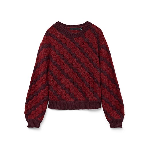 Vero Moda Sweter w kolorze bordowym ze sklepu Limango Polska w kategorii Swetry damskie - zdjęcie 187288602