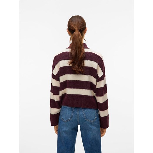 Vero Moda Sweter w kolorze bordowo-kremowym Vero Moda S Limango Polska wyprzedaż