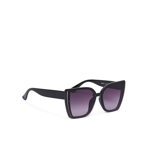 Okulary przeciwsłoneczne JENNY 4WF-009-SS25 Czarny ze sklepu eobuwie.pl w kategorii Okulary przeciwsłoneczne damskie - zdjęcie 187288782