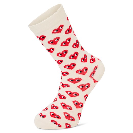 Marie Lund Skarpety Kobiety Bawełna écru wzorzysty ze sklepu vangraaf w kategorii Skarpetki damskie - zdjęcie 187289374