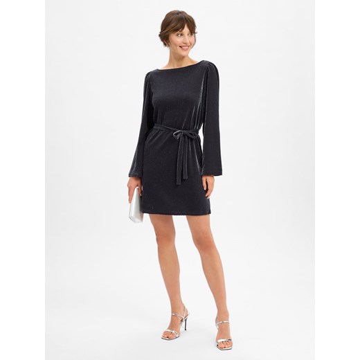 Vila Damska sukienka koktajlowa - VIEleinas Kobiety czarny jednolity - id: 799009-0001-09900 - marki Vila - 187289420 Vila Damska sukienka koktajlowa - VIEleinas Kobiety czarny jednolity ze sklepu vangraaf w kategorii Sukienki - zdjęcie 187289420