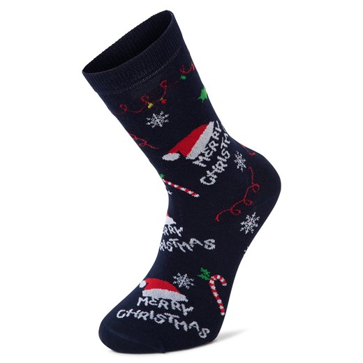 Marie Lund Skarpety Kobiety Bawełna granatowy wzorzysty ze sklepu vangraaf w kategorii Skarpetki damskie - zdjęcie 187289422